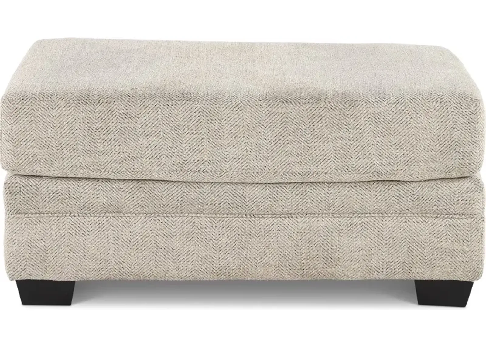 McCall Hemp Beige Ottoman