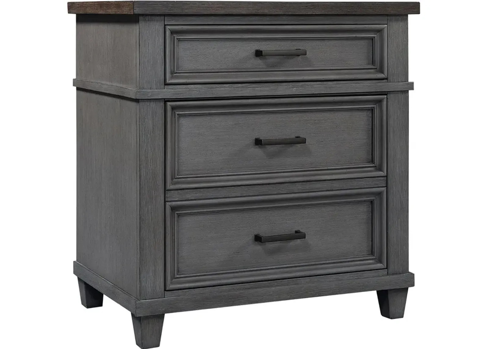 Carmen Slate Gray Nightstand