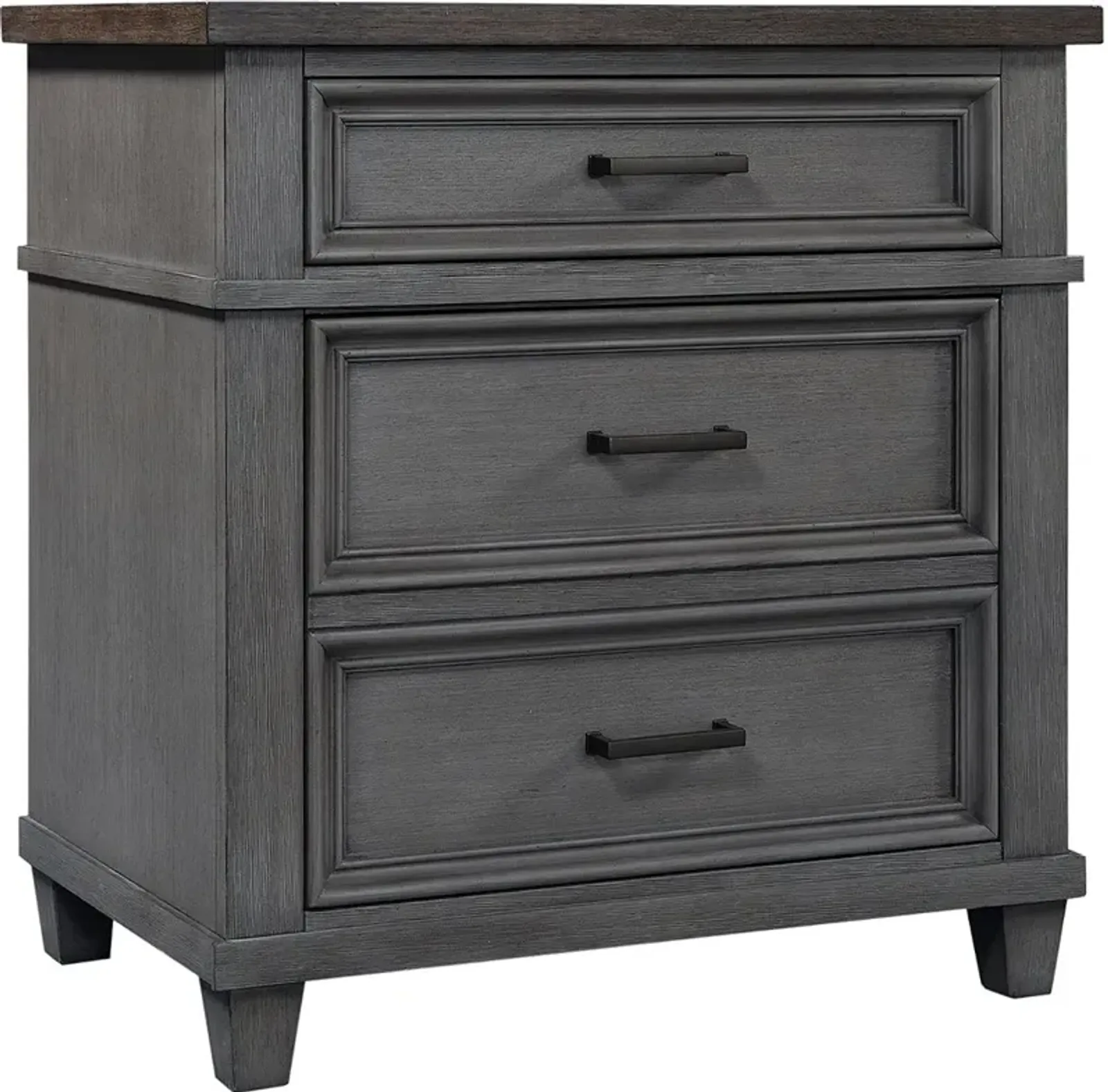 Carmen Slate Gray Nightstand