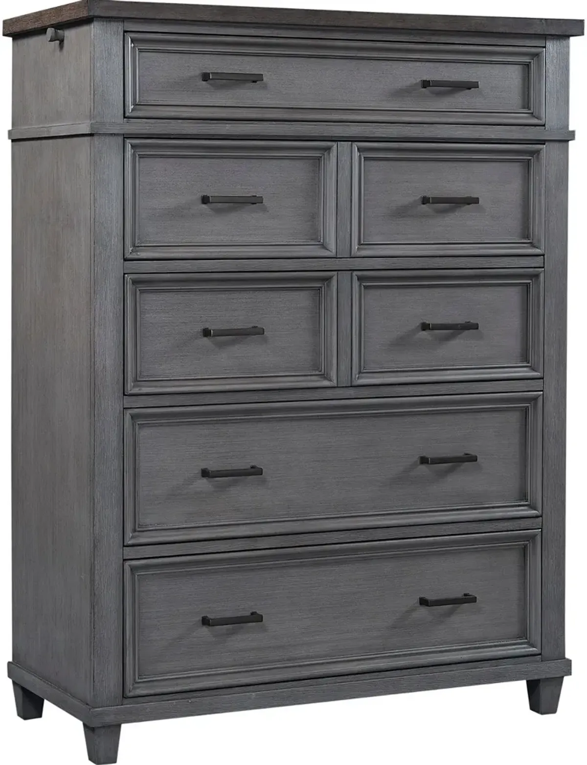 Carmen Slate Gray Chest of Drawers