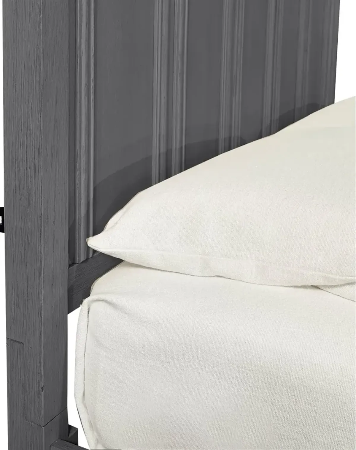 Carmen Slat Gray Queen Storage Bed