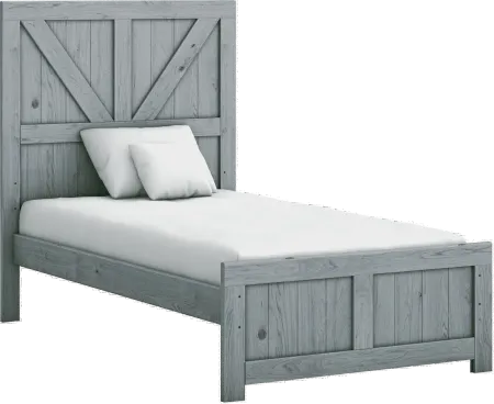 Dakota Gray Twin Bed