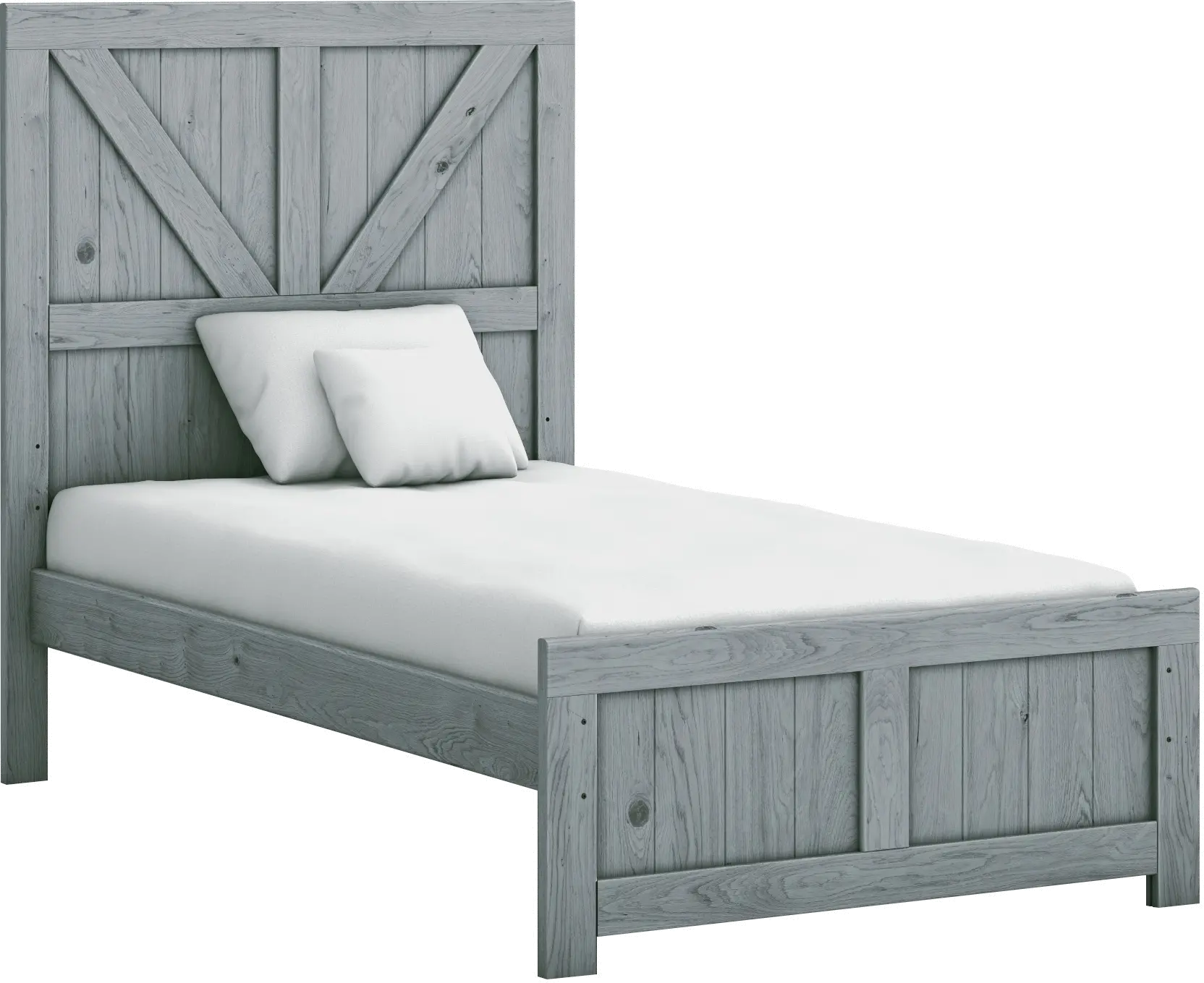 Dakota Gray Twin Bed