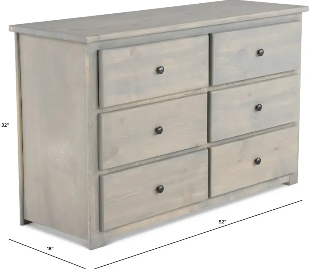 Dakota Gray Dresser