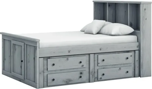 Dakota Gray Full Storage Bed