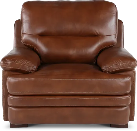David Brown Leather Chair