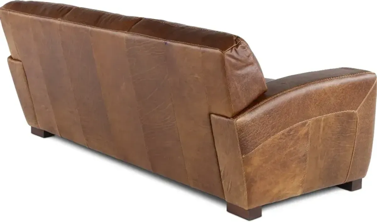 Dakota Brown Leather Sofa