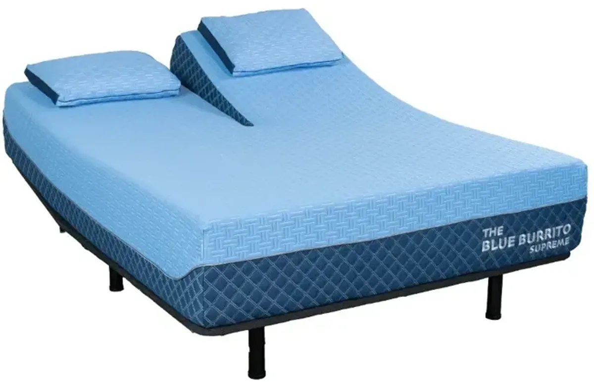 Blue Burrito Supreme Hybrid 2.0 Split-Head Queen Mattress