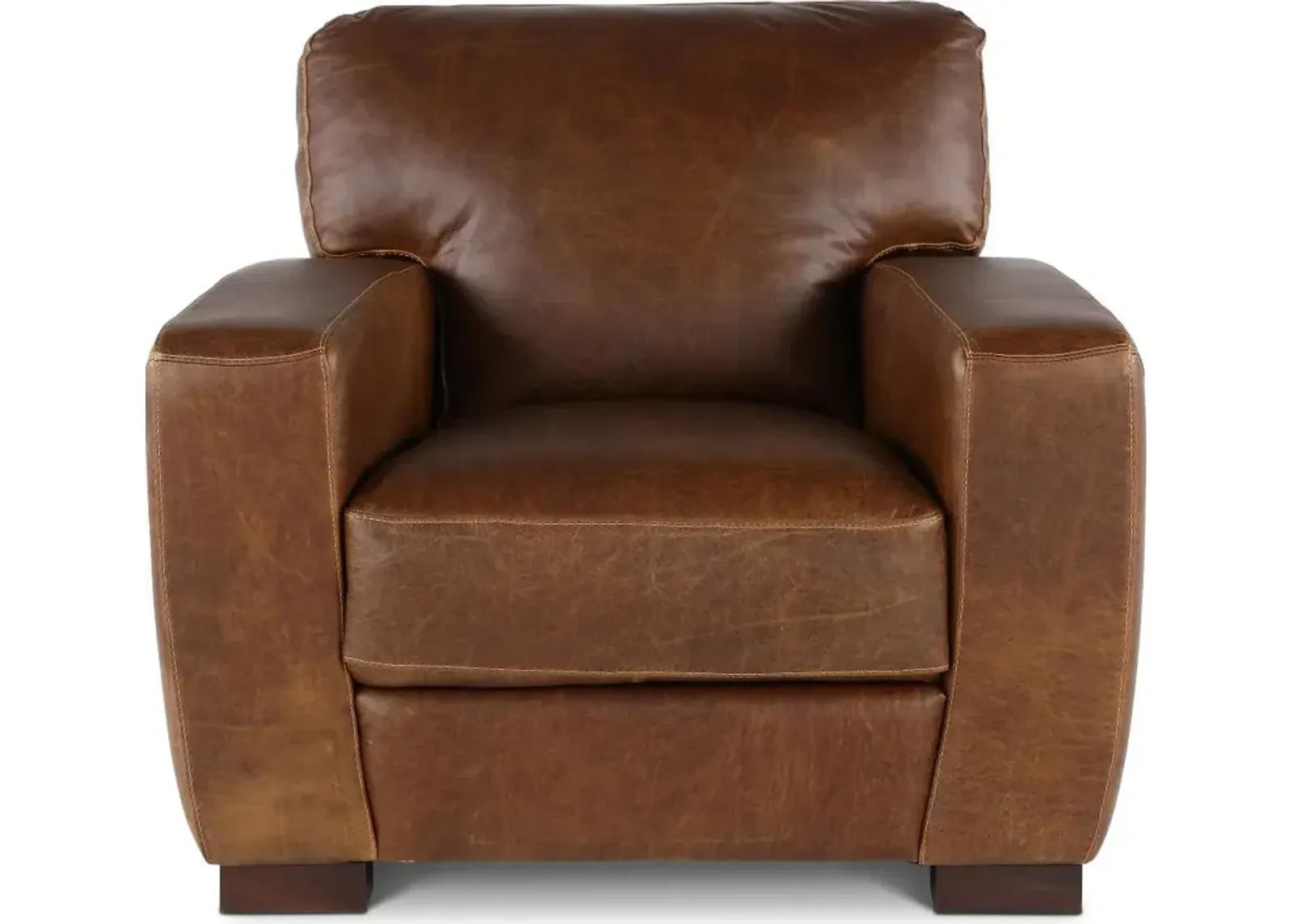 Dakota Brown Leather Chair