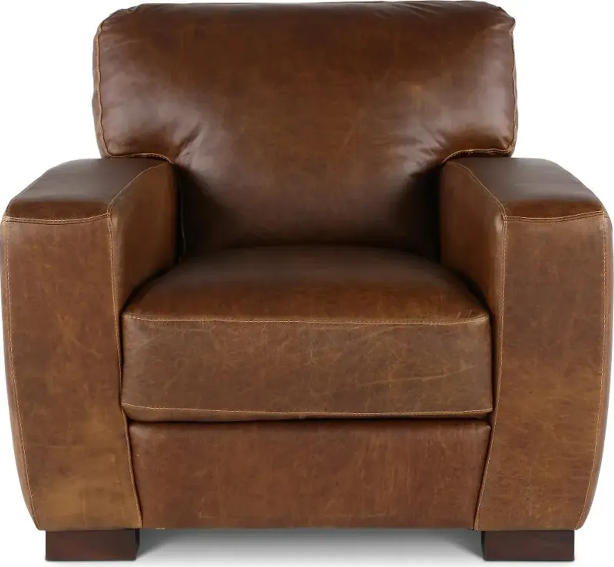 Dakota Brown Leather Chair