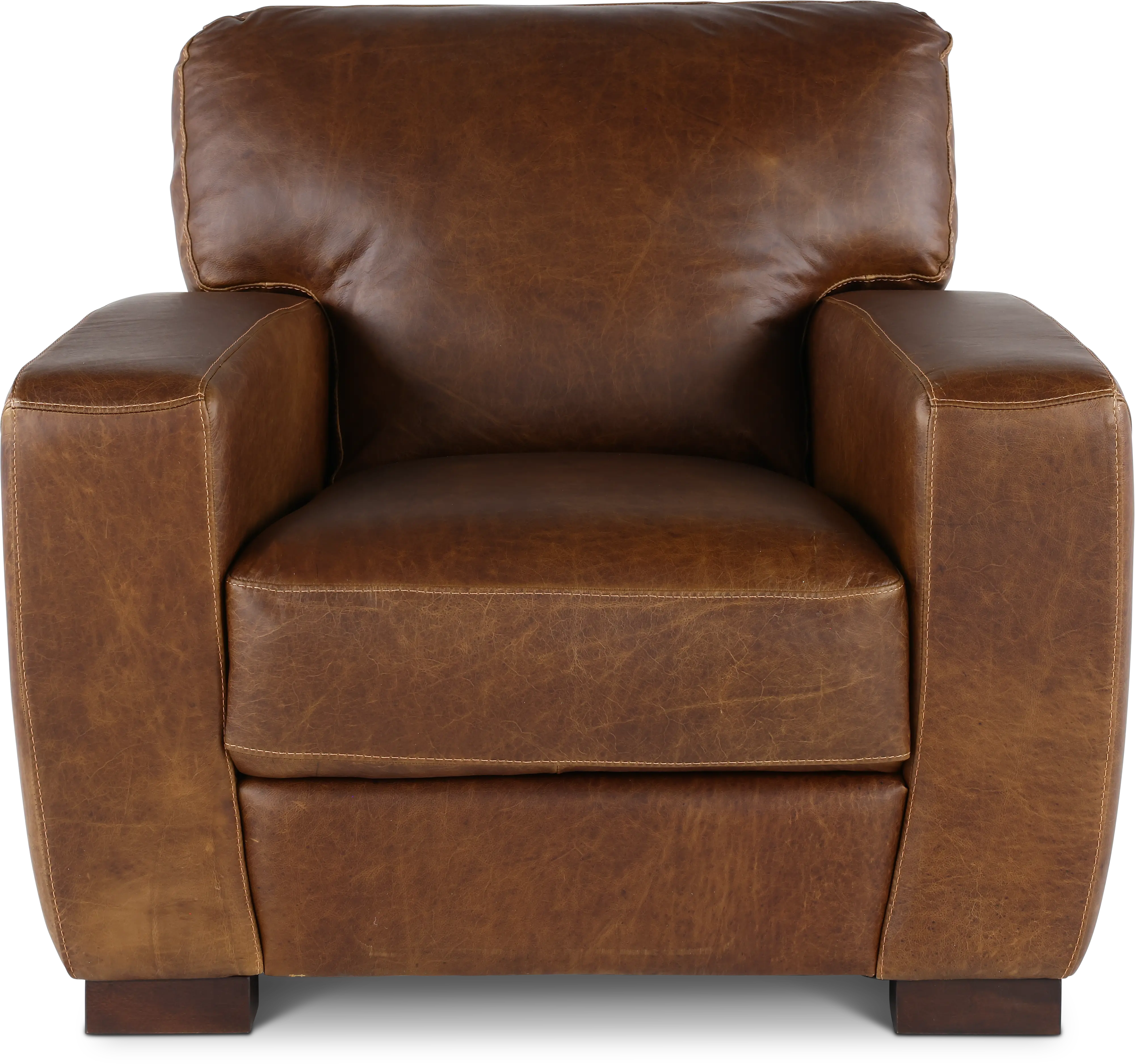 Dakota Brown Leather Chair