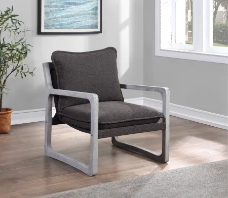 Kai Black Accent Chair