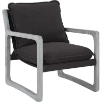 Kai Black Accent Chair
