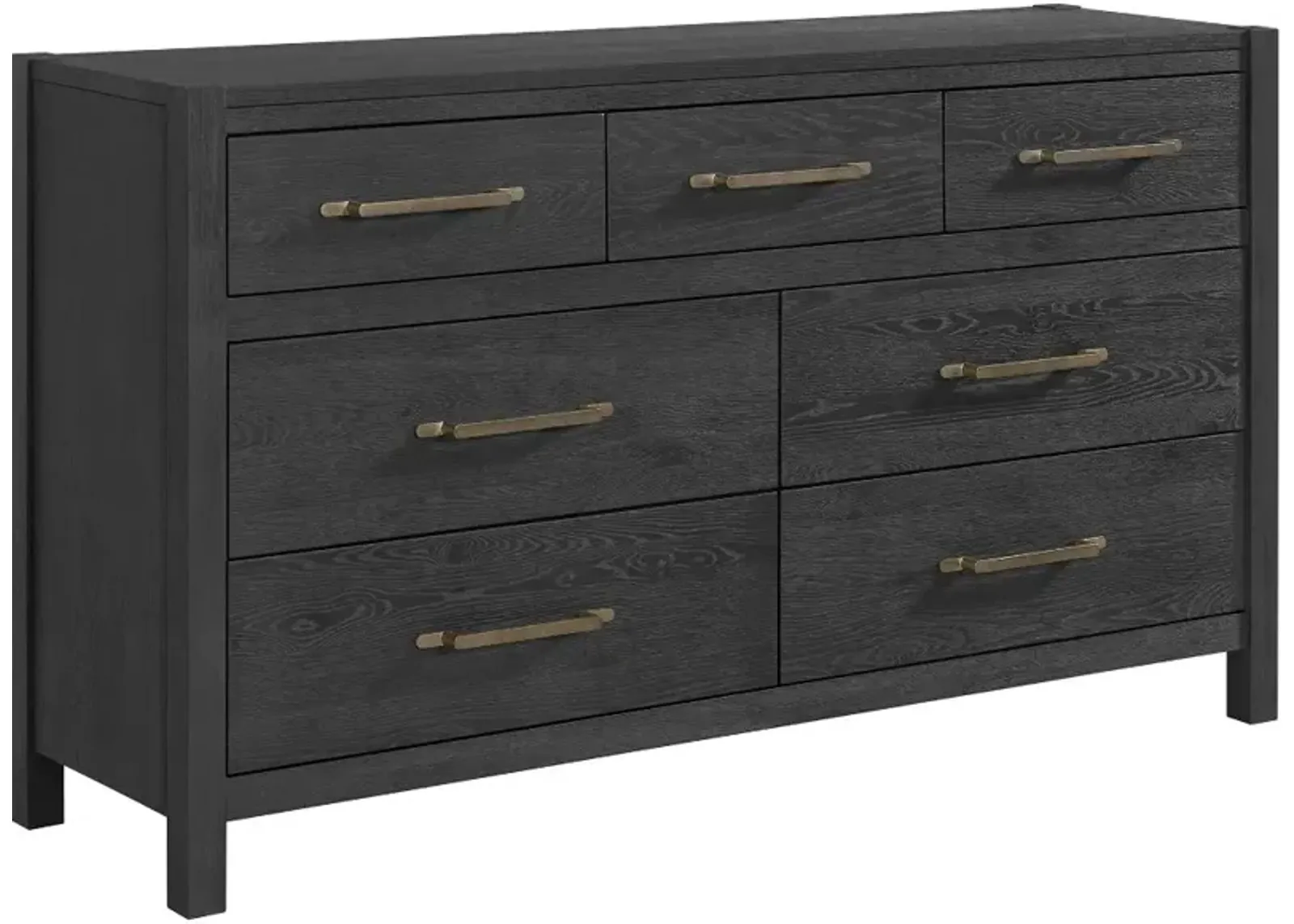 Boho Black Dresser