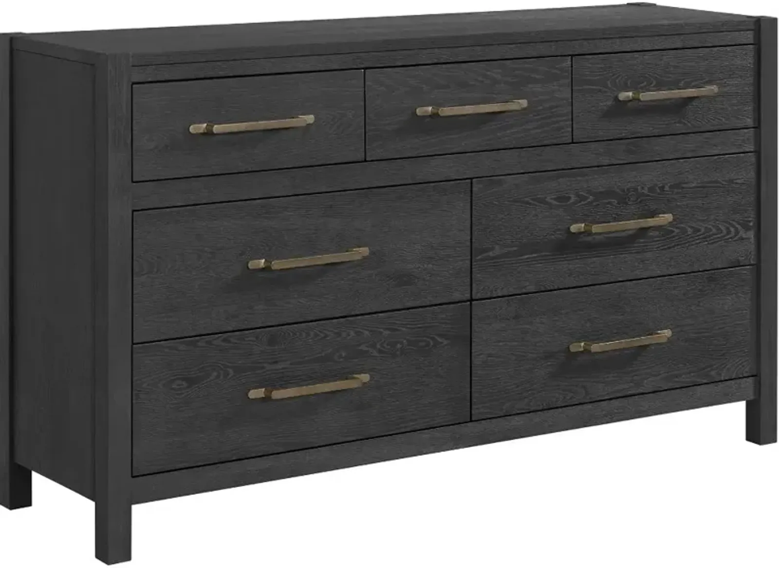 Boho Black Dresser