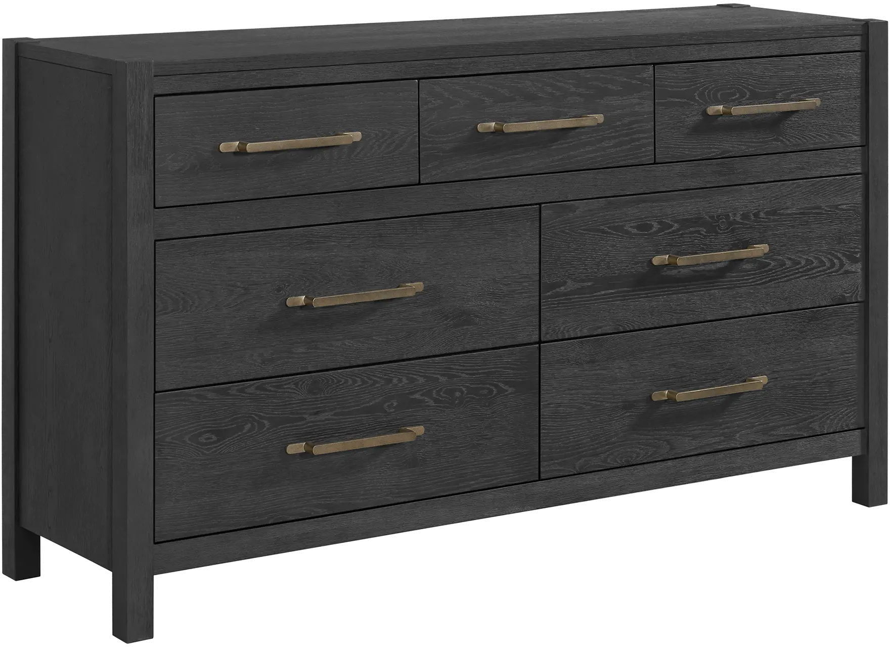 Boho Black Dresser