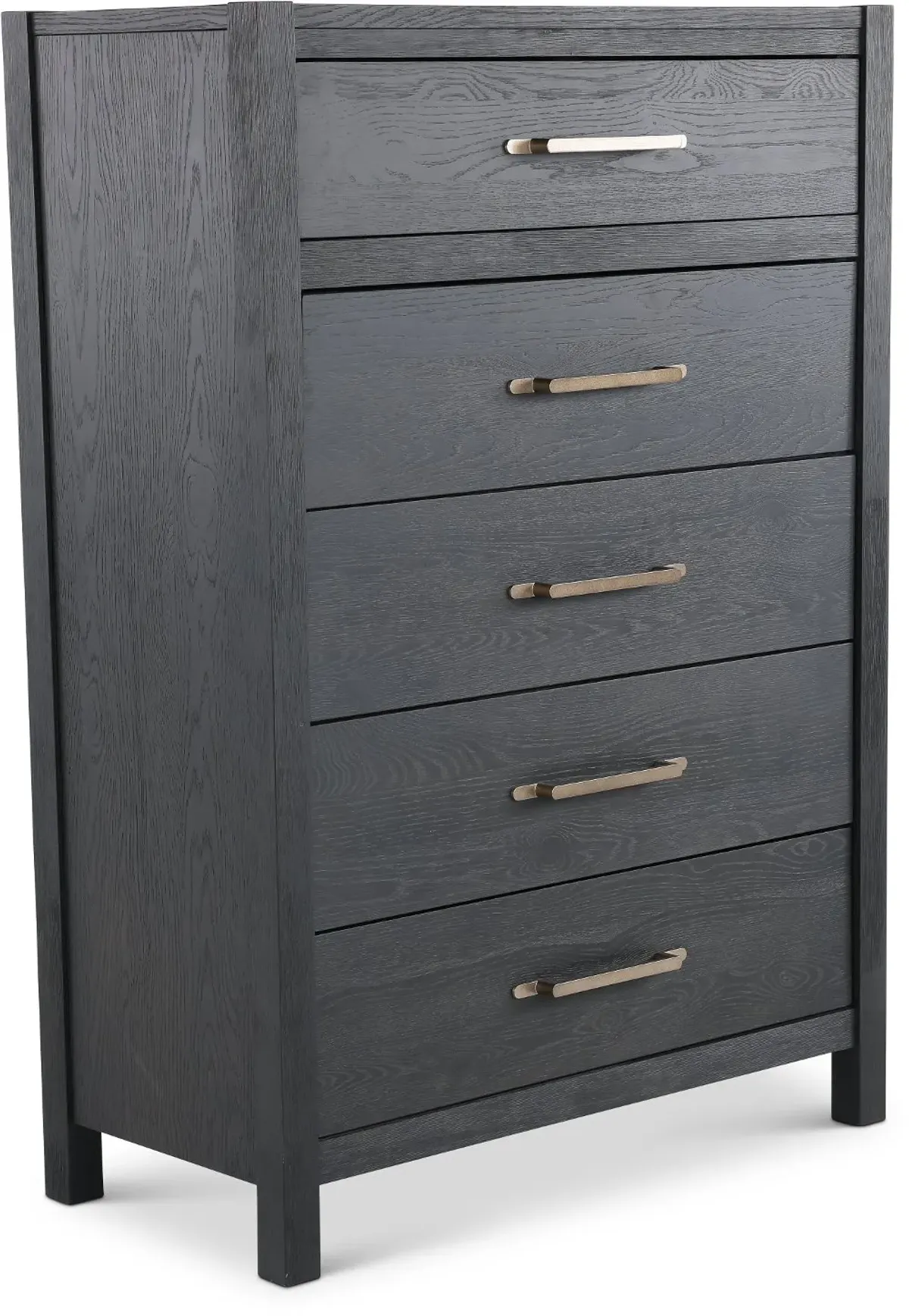 Boho Black Chest of Drawers