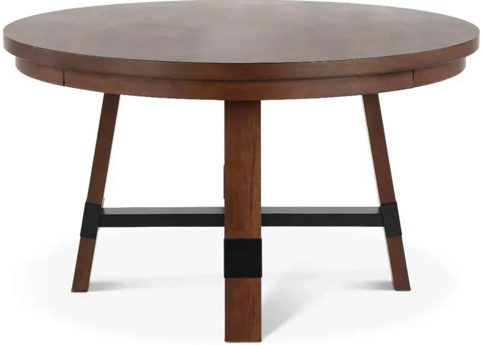 Nordic Brown Round Dining Table