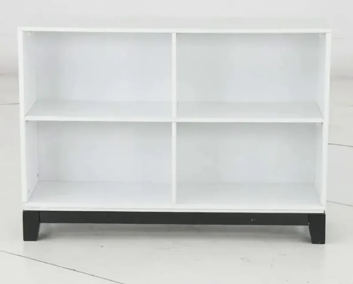 Jordan White 4 Shelf Bookcase