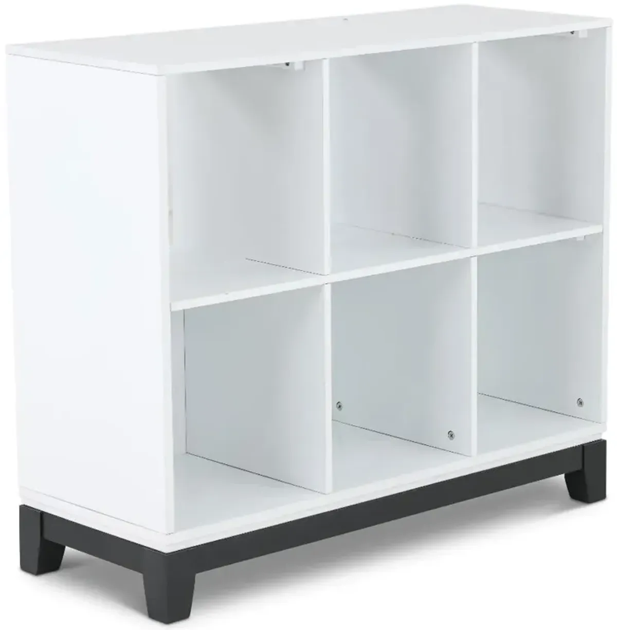 Jordan White 6 Shelf Bookcase