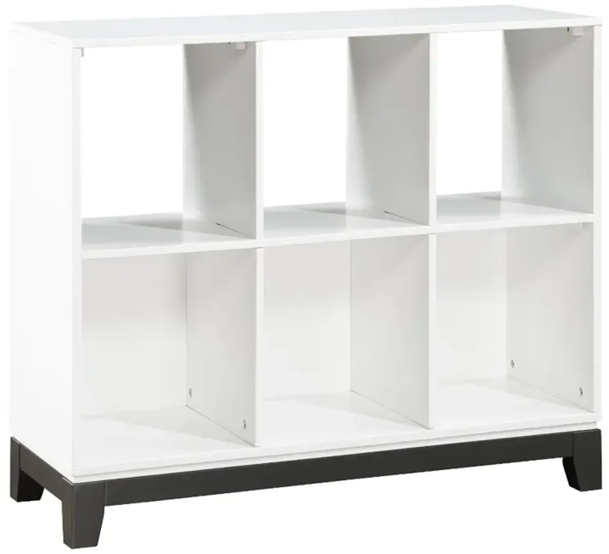 Jordan White 6 Shelf Bookcase