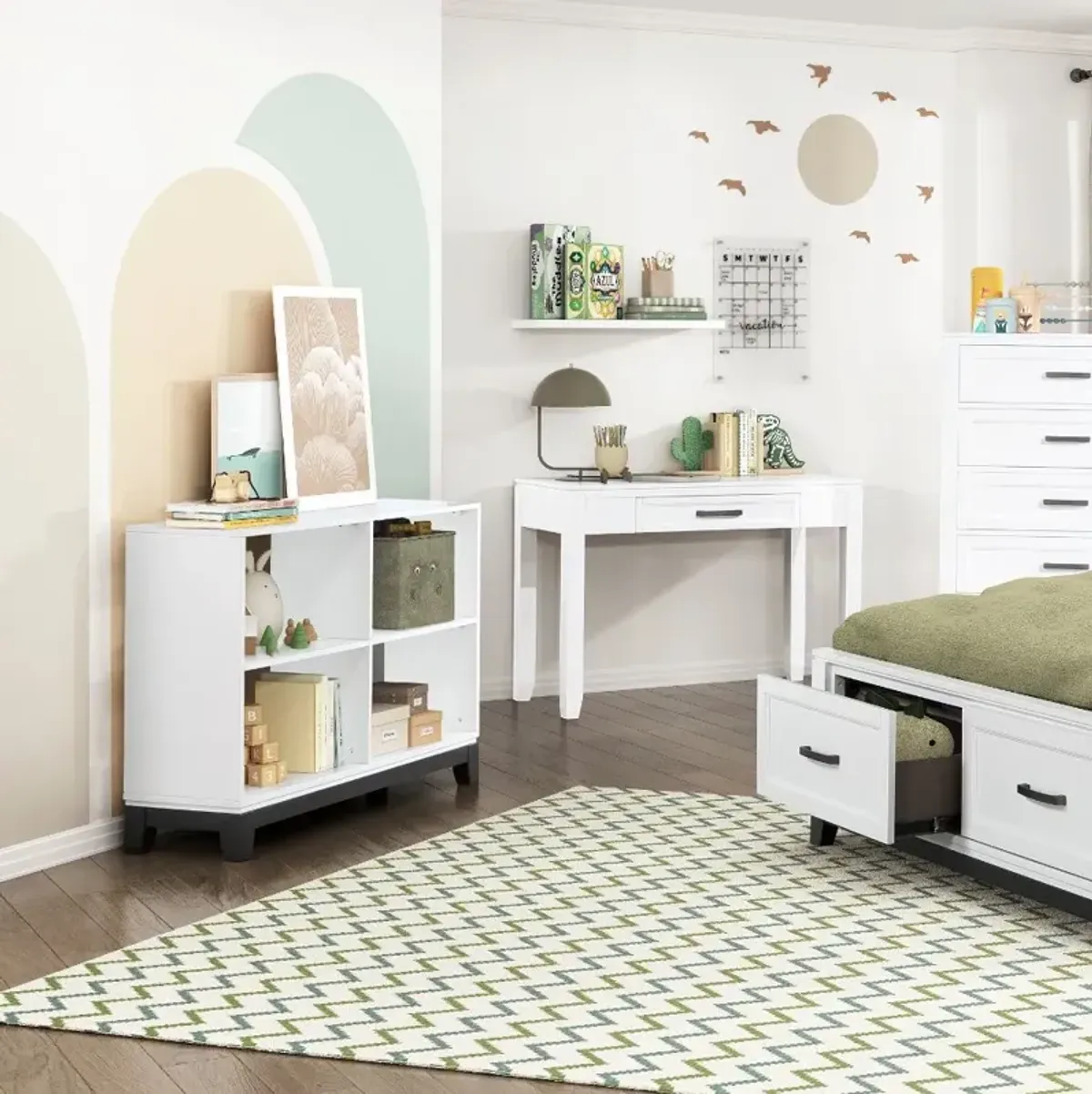 Jordan White Writing Desk