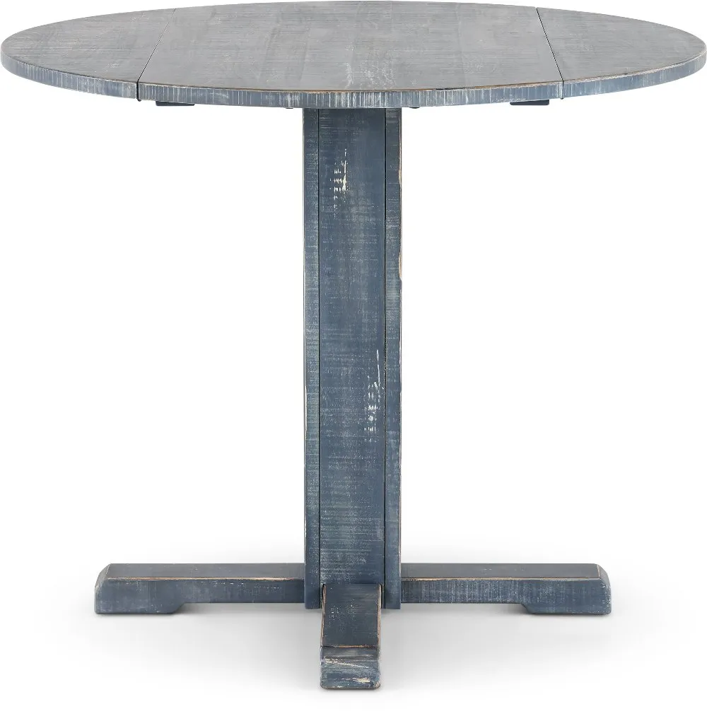 Beach Haven Blue Drop-Leaf Dining Table