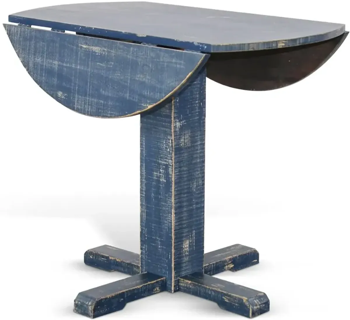 Beach Haven Blue Drop-Leaf Dining Table