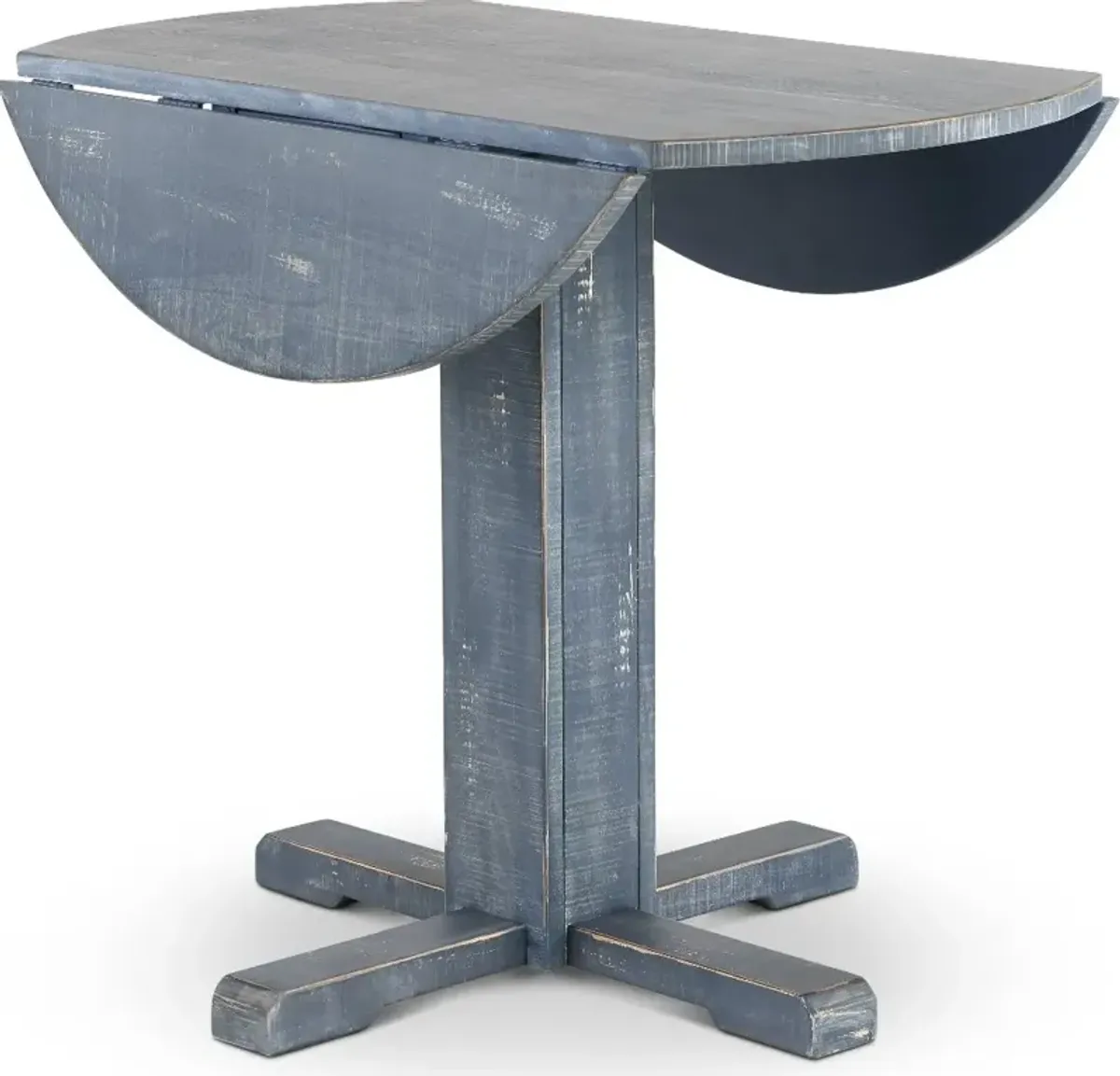 Beach Haven Blue Drop-Leaf Dining Table