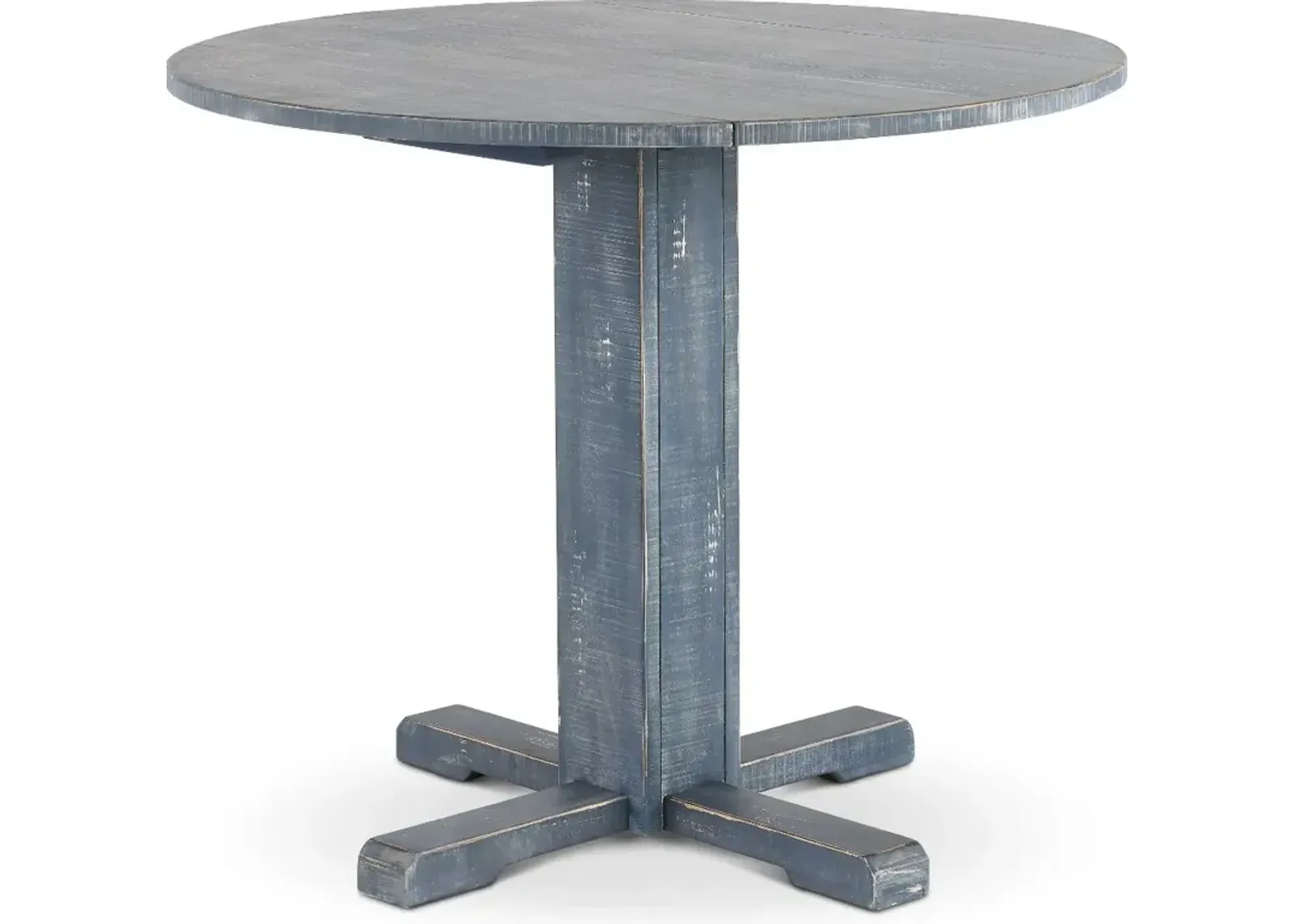 Beach Haven Blue Drop-Leaf Dining Table