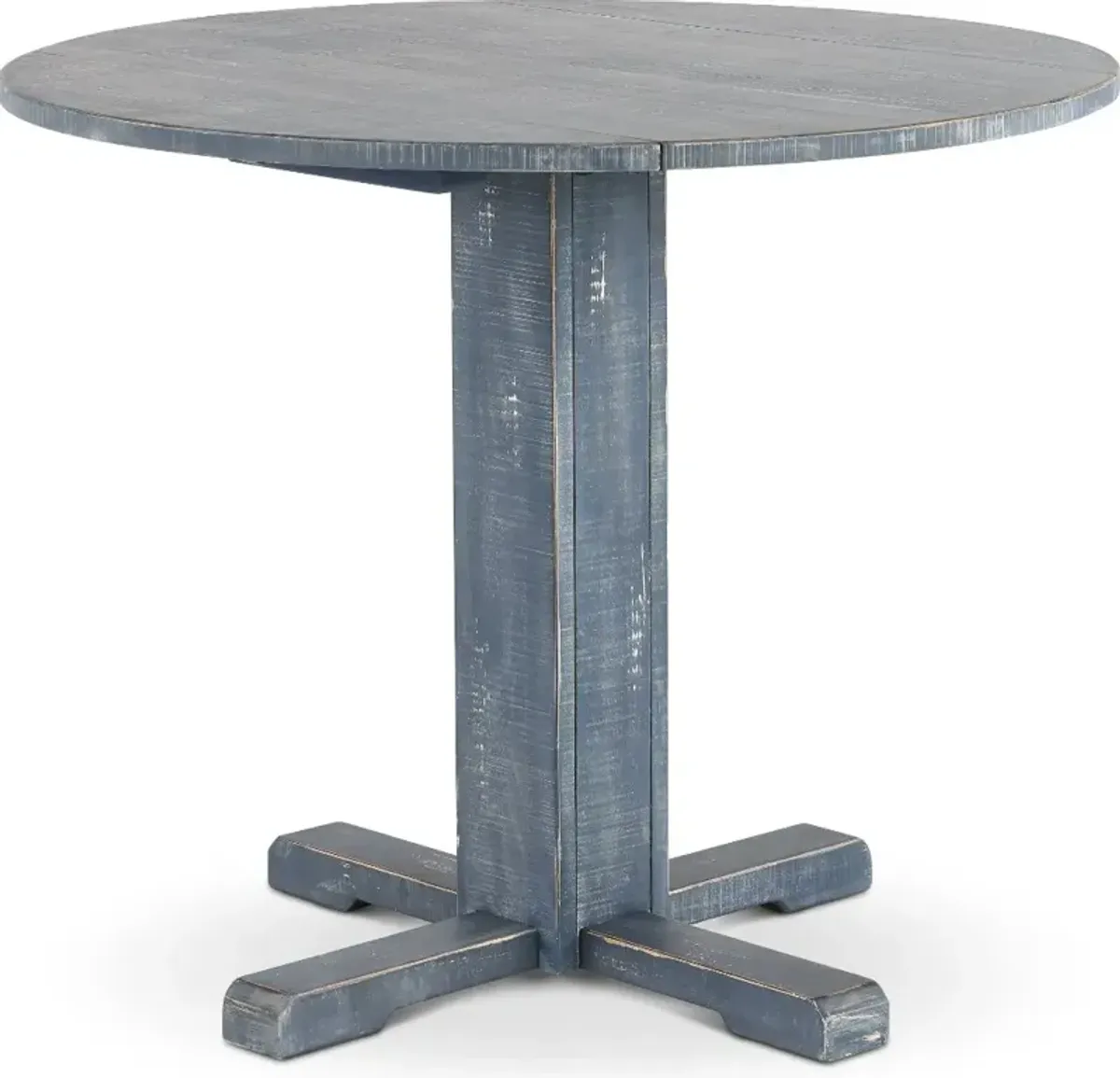 Beach Haven Blue Drop-Leaf Dining Table