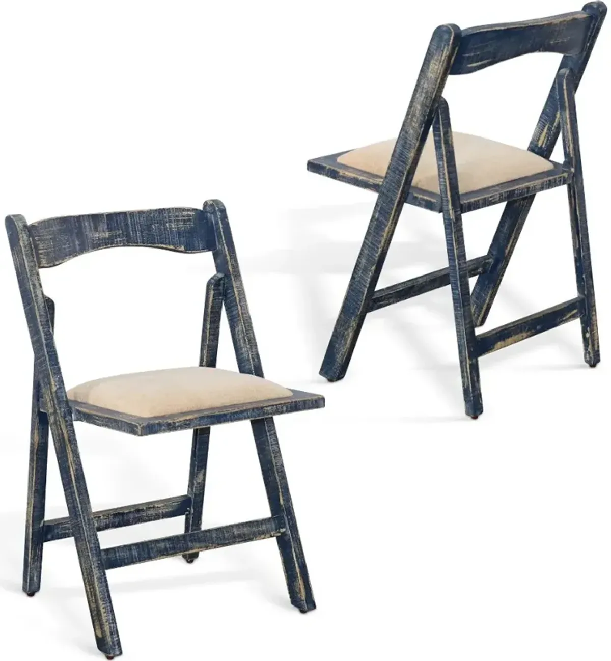 Beach Haven Blue Folding Chair