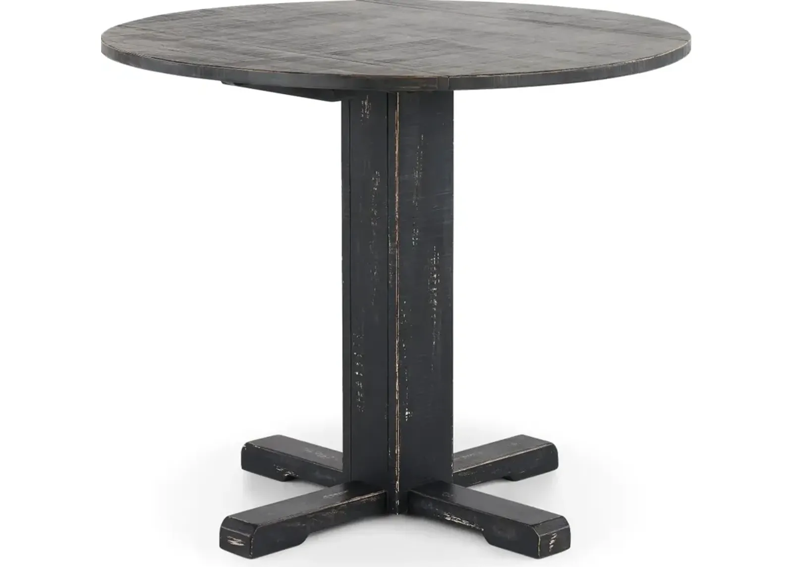 Beach Haven Black Drop-Leaf Dining Table