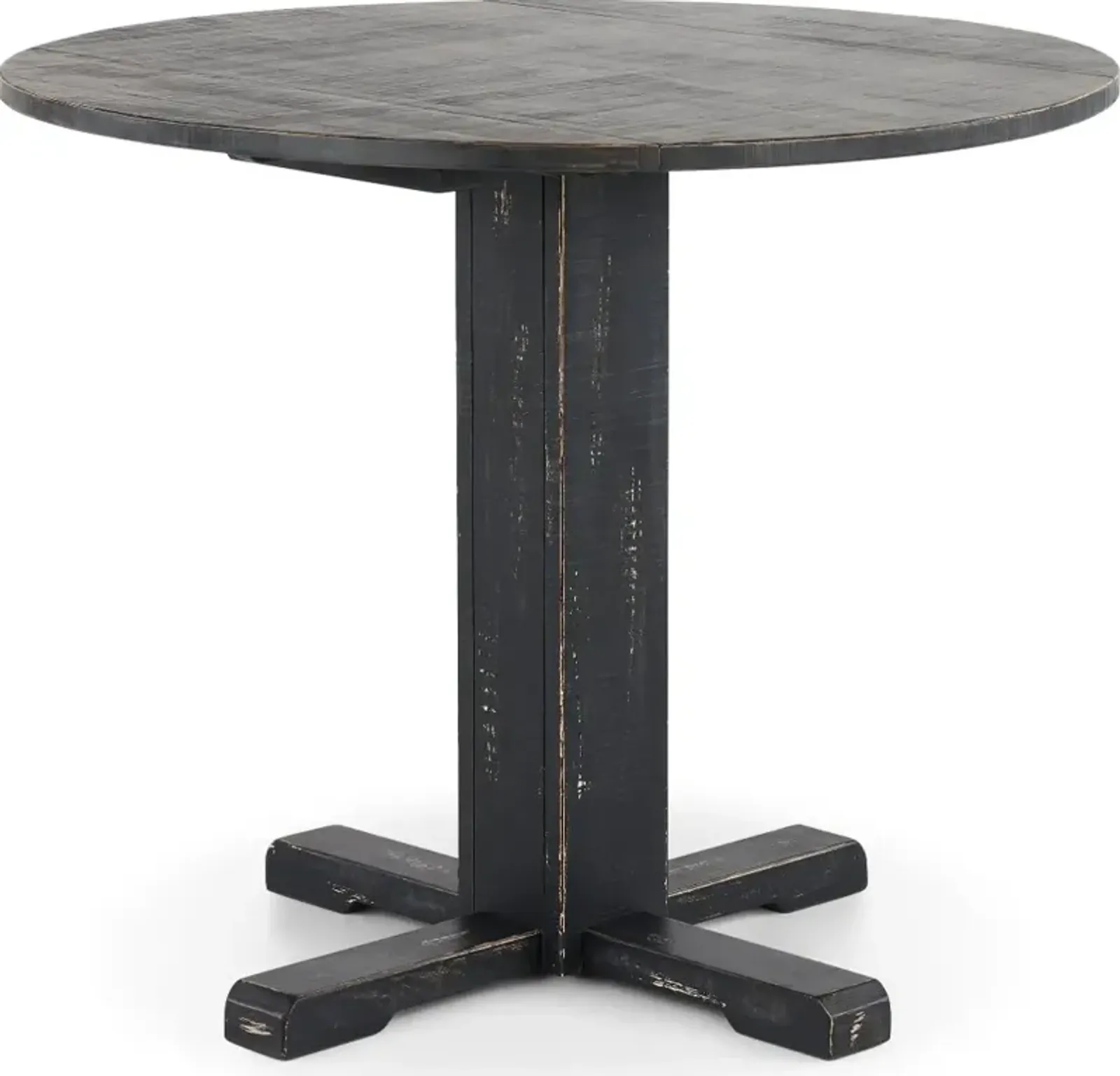 Beach Haven Black Drop-Leaf Dining Table