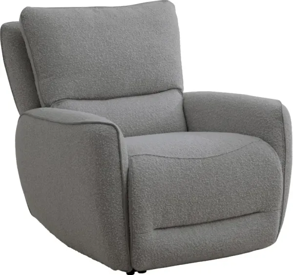 Stellar Smoke Gray Zero-Gravity Power Recliner