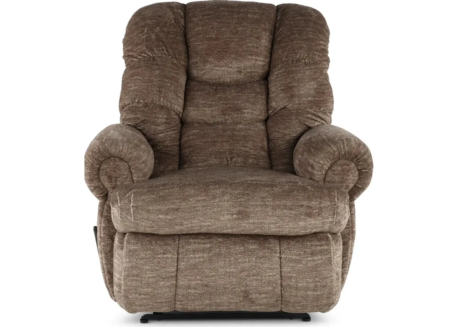 King Comfort Camel Brown Big and Tall Recliner