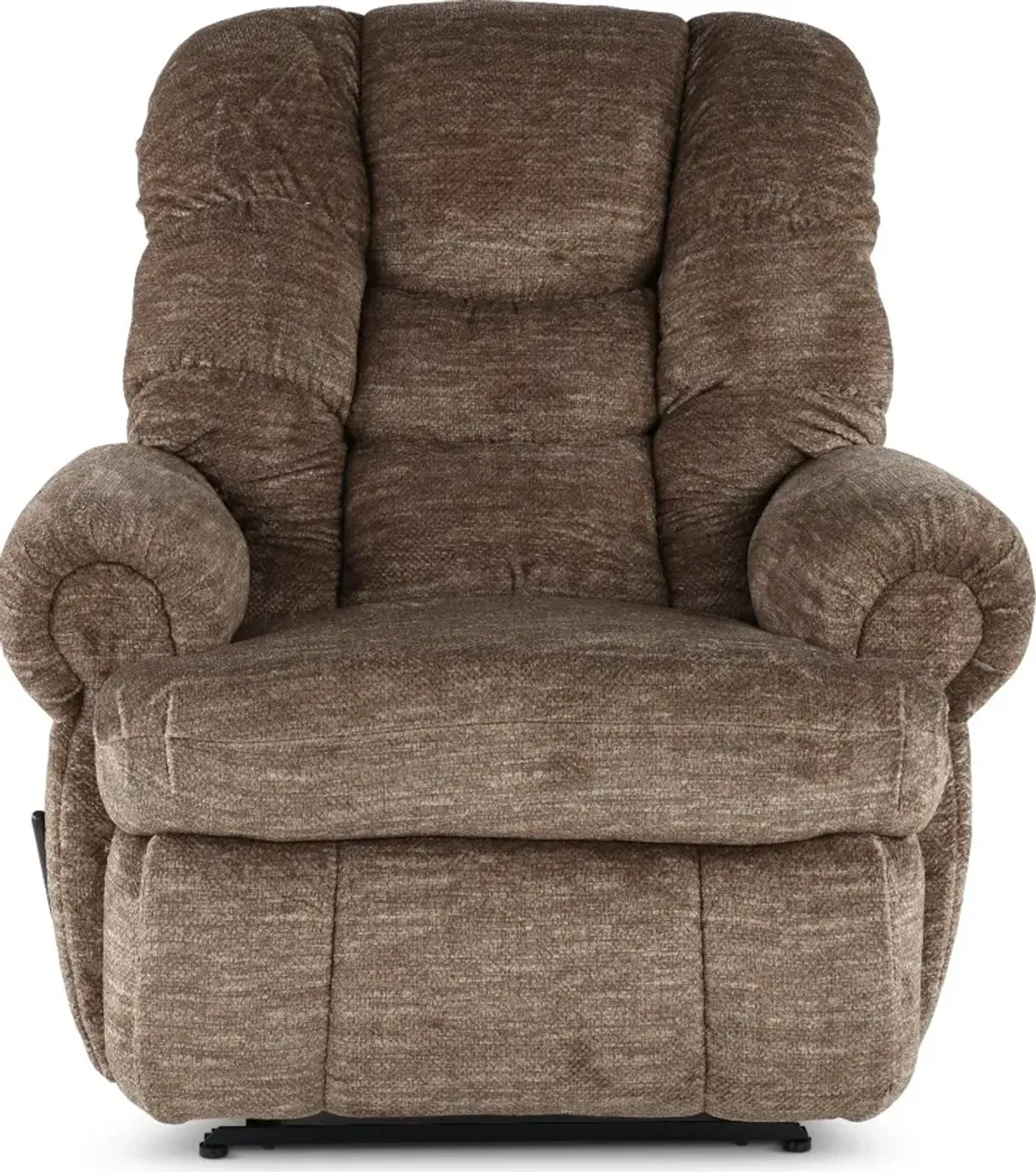 King Comfort Camel Brown Big and Tall Recliner