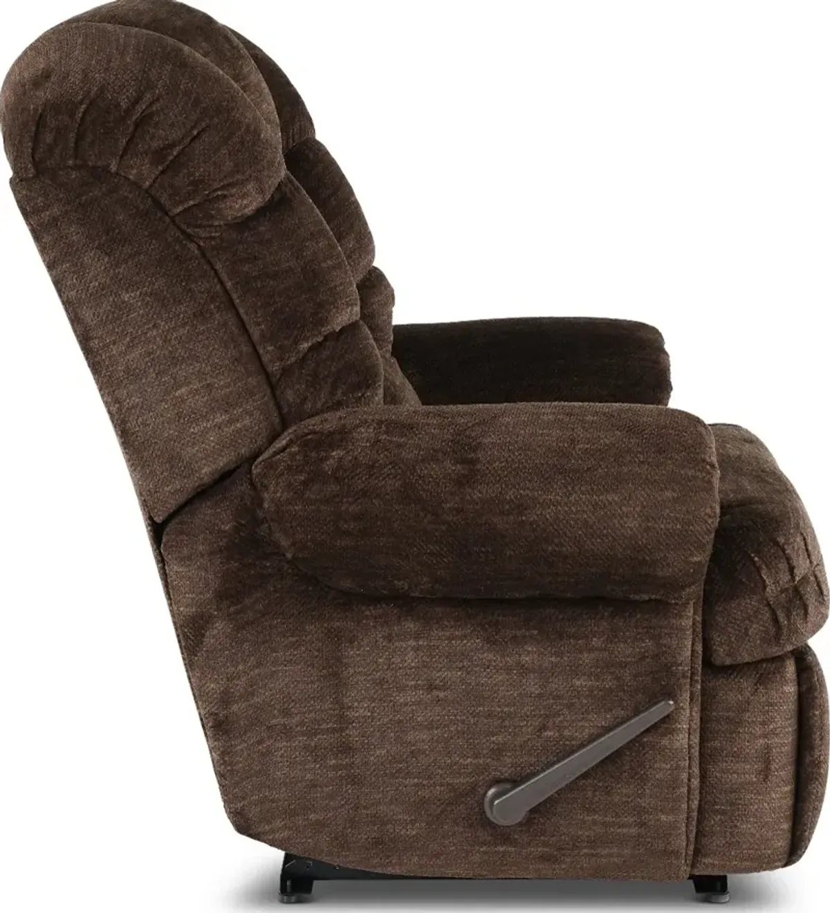 King Comfort Fudge Brown Big and Tall Recliner