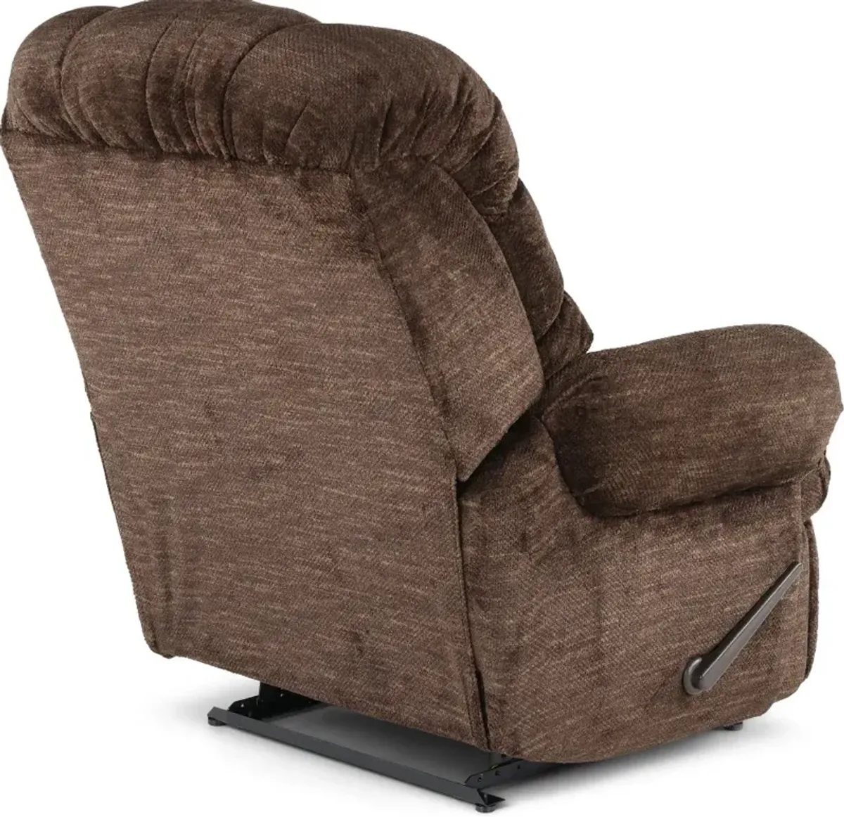 King Comfort Fudge Brown Big and Tall Recliner