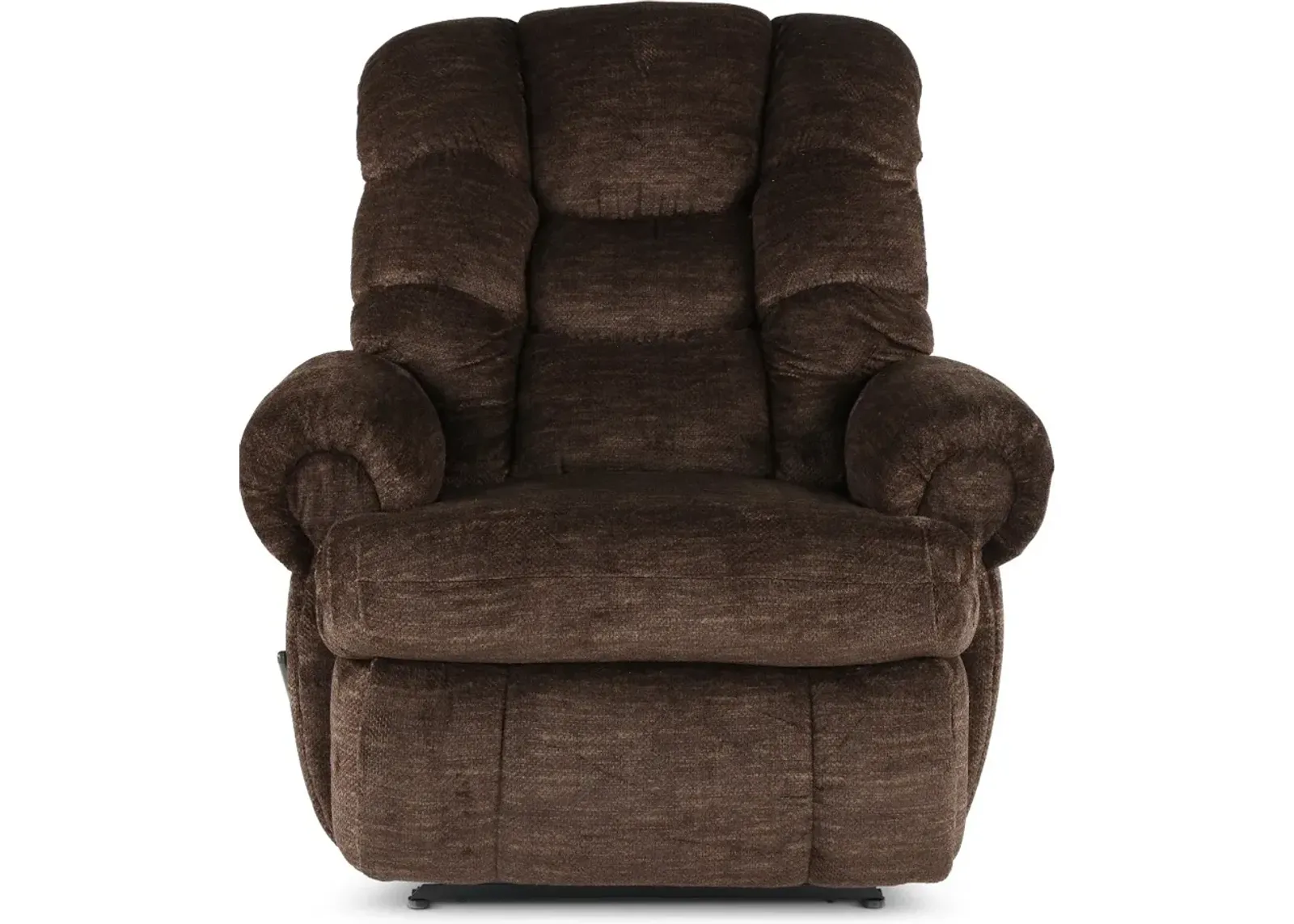 King Comfort Fudge Brown Big and Tall Recliner