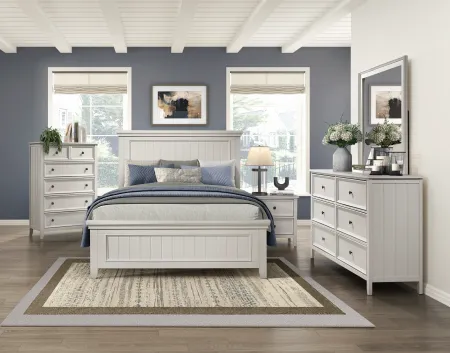 Donahue Off-White Queen Bed