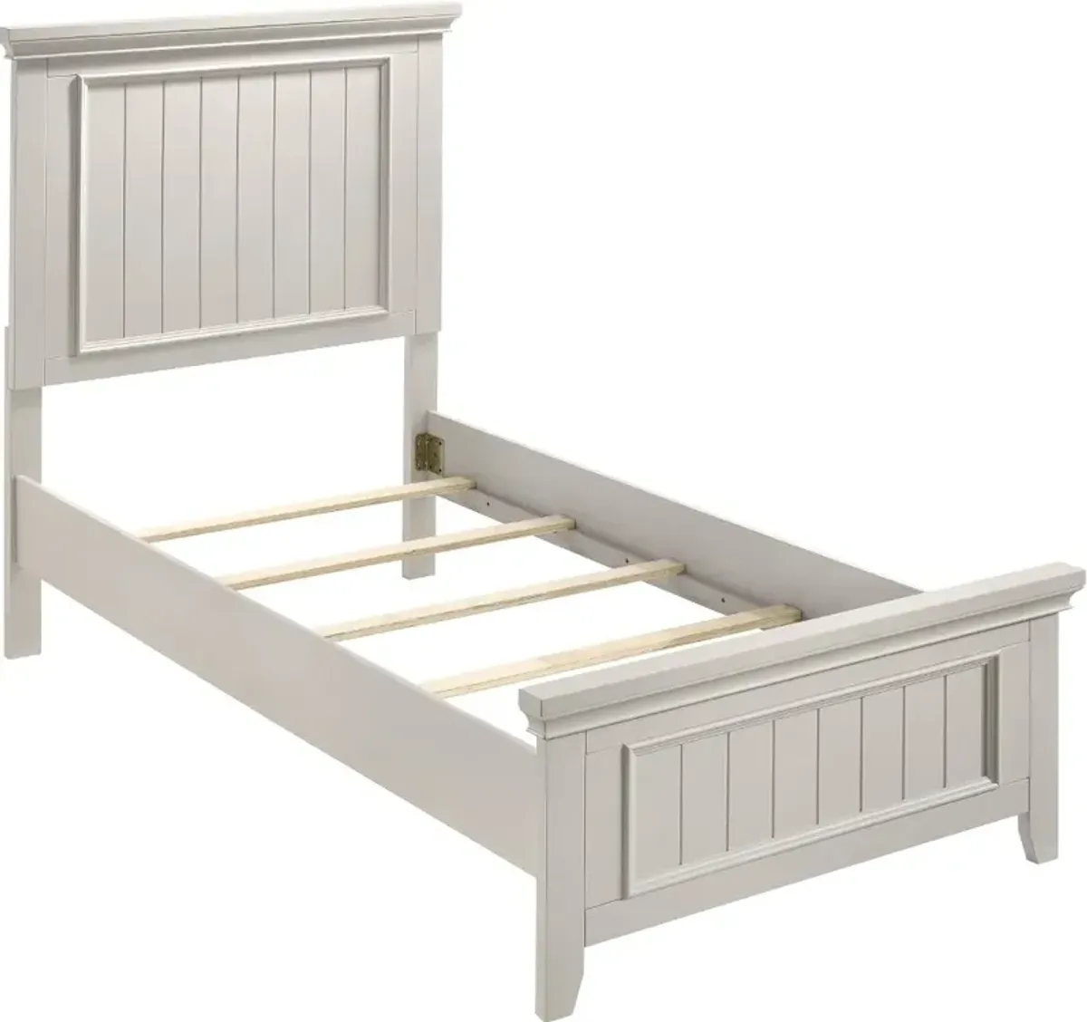 Donahue Off-White Twin Bed