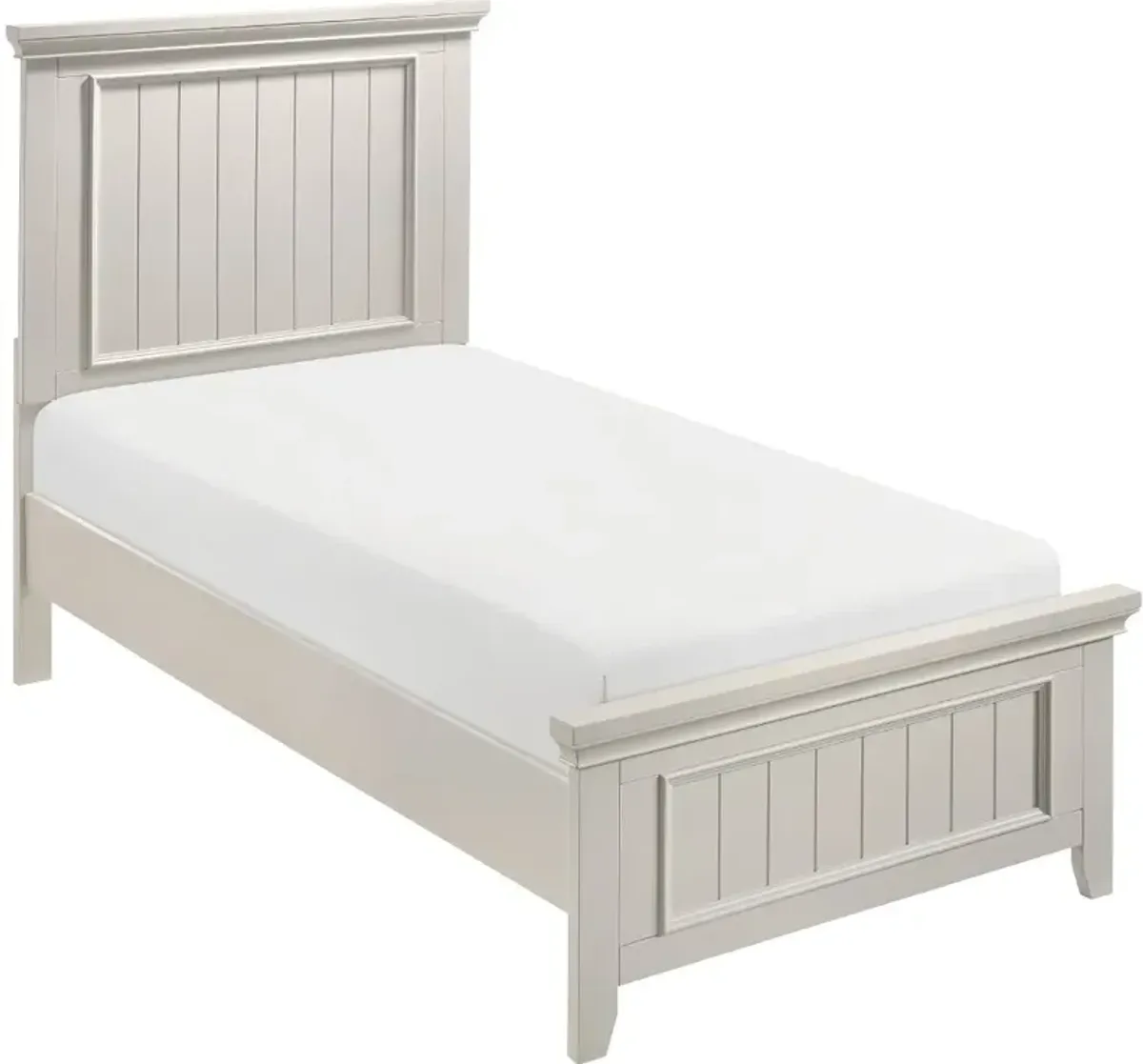 Donahue Off-White Twin Bed