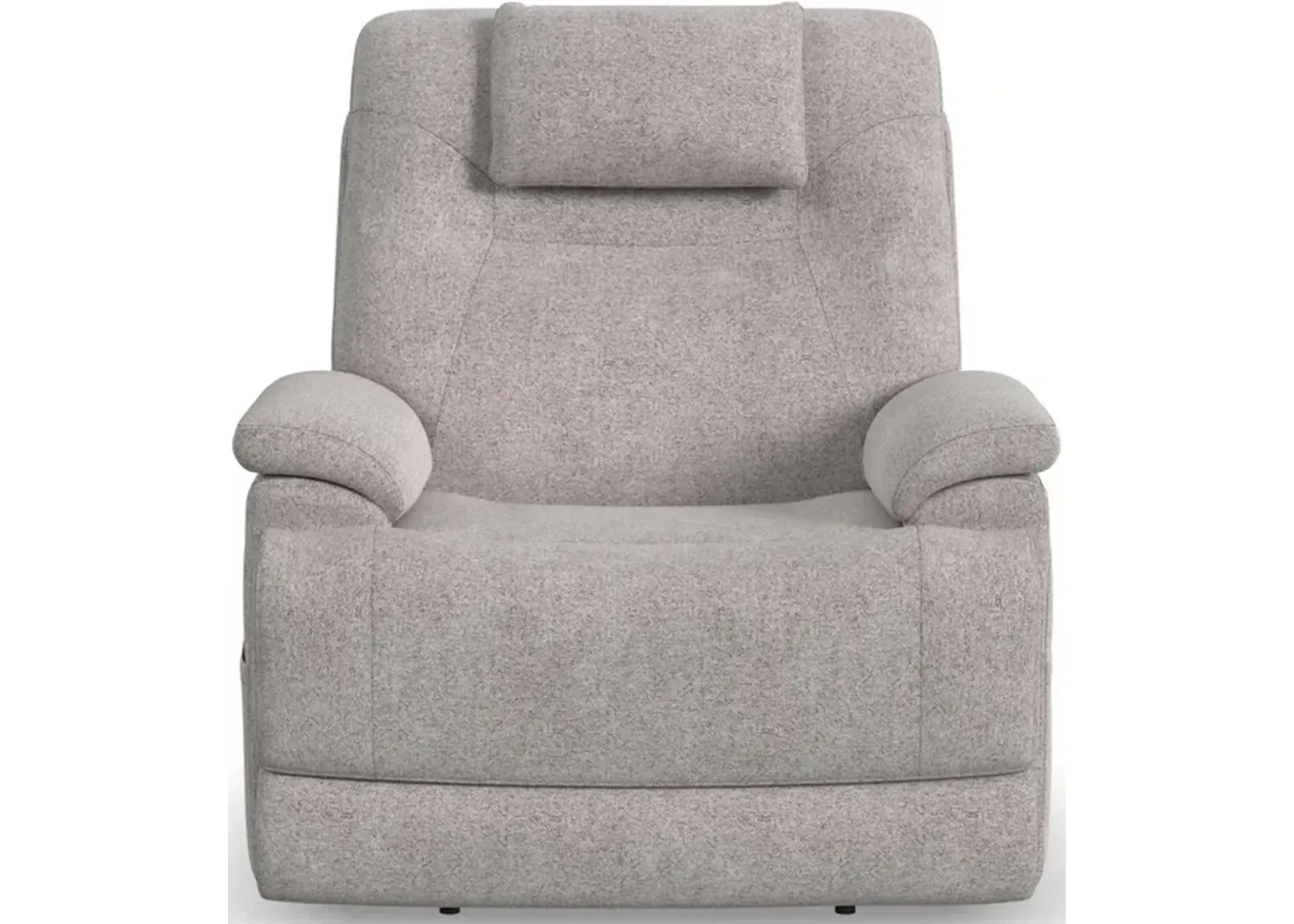 Zecliner Dove Gray Power Recliner with Power Lift