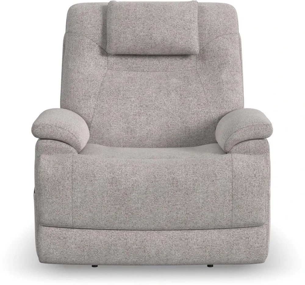 Zecliner Dove Gray Power Recliner with Power Lift