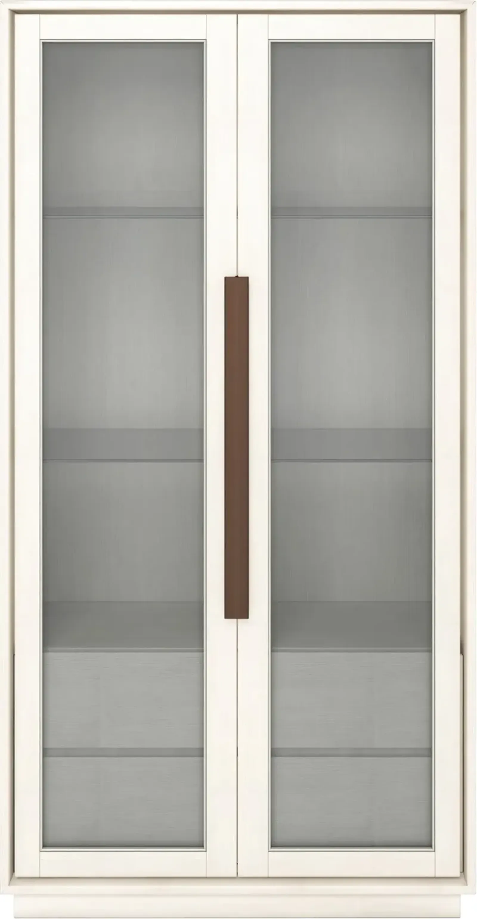 Blanc Ivory White Display Cabinet