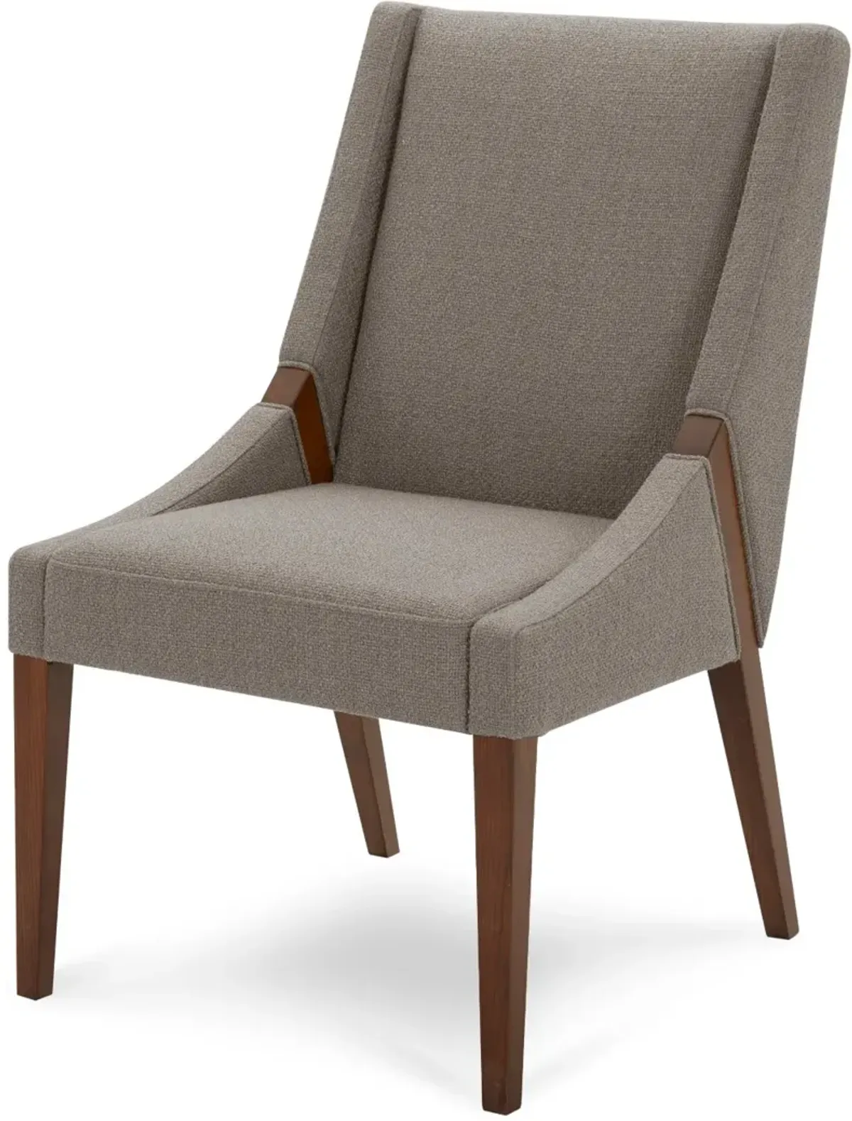 Capri Truffle Brown Upholstered Dining Chair