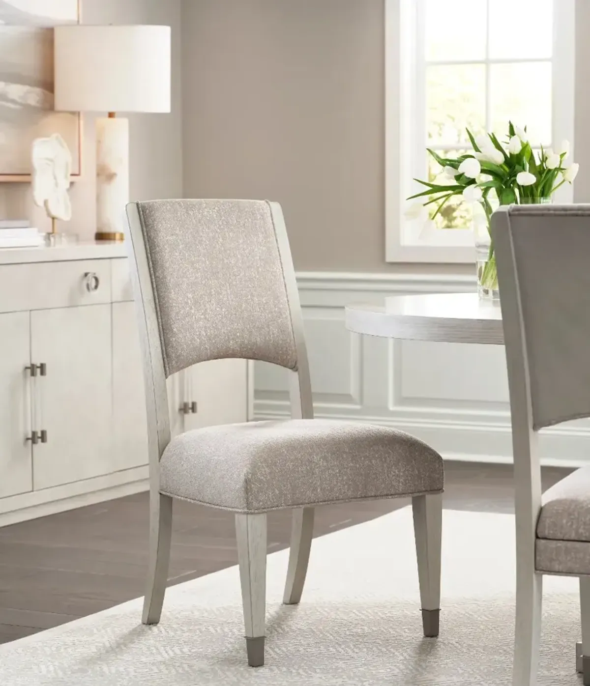 Brighton Gray Upholstered Dining Chair