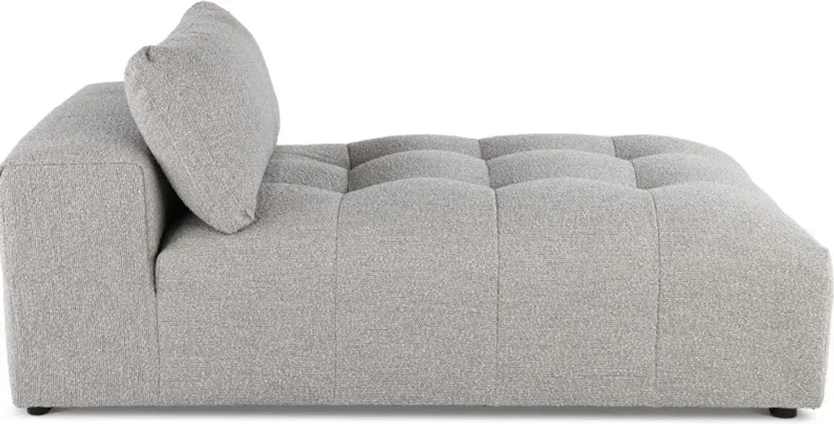 Preston Gray Modular Armless Chaise