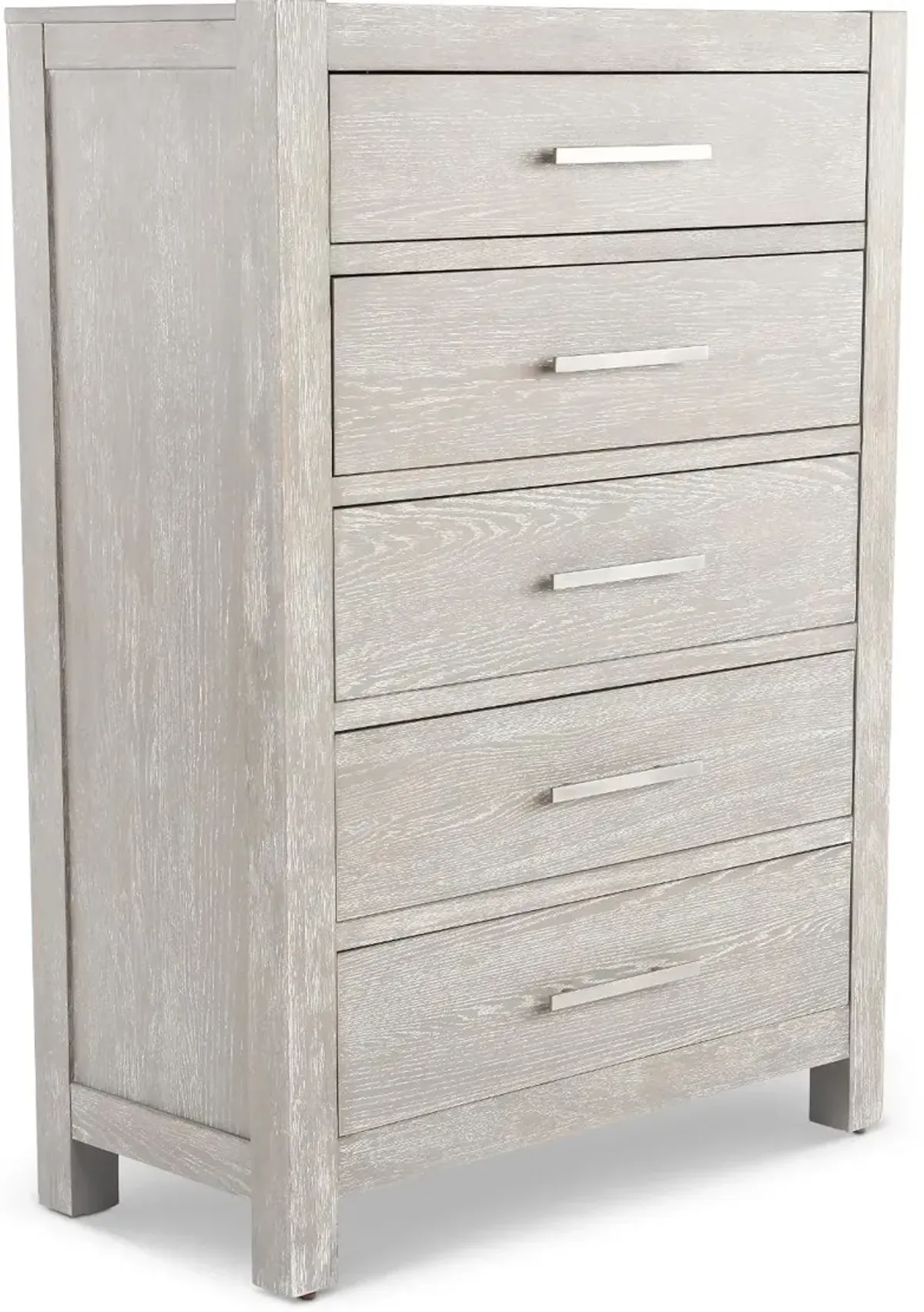 Millwork Gray Chest of Drawers